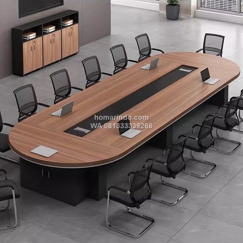 Meja Meeting Besar untuk Rapat Kantor Desain Minimalis