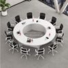 Meja Meeting Bundar Besar Untuk 12 Orang Desain Minimalis