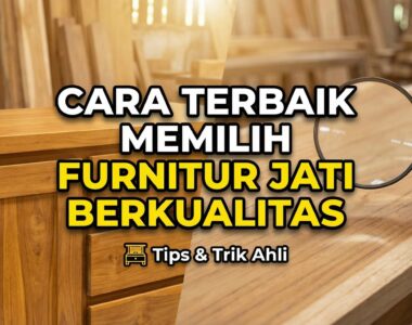Cara Memilih Furniture Kayu Jati