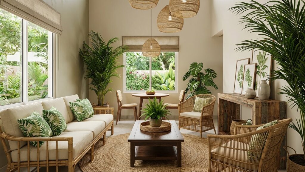 Desain Interior Tropis Rumah Tipe 36