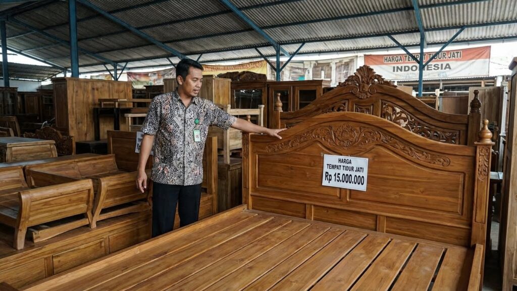 Harga Tempat Tidur Kayu Jati