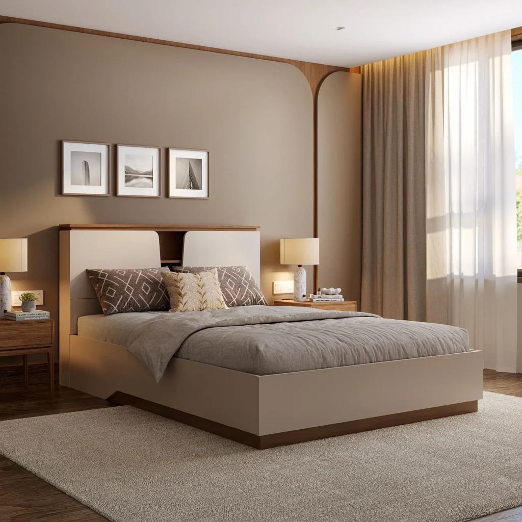 Kasur dengan Desain Sederhana