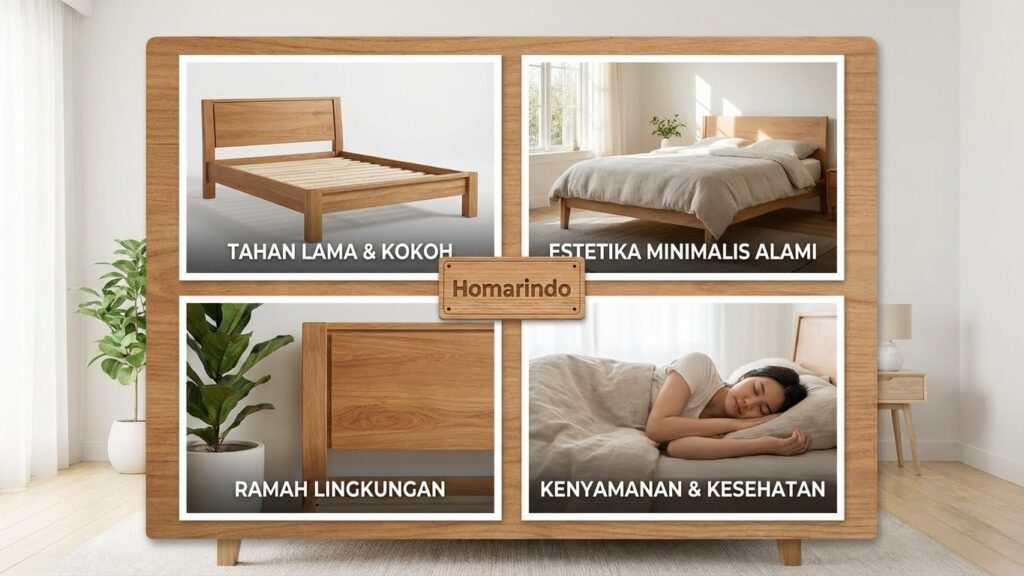 Kelebihan Tempat Tidur Minimalis Kayu Solid