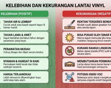 Kelebihan dan Kekurangan Lantai Vinyl