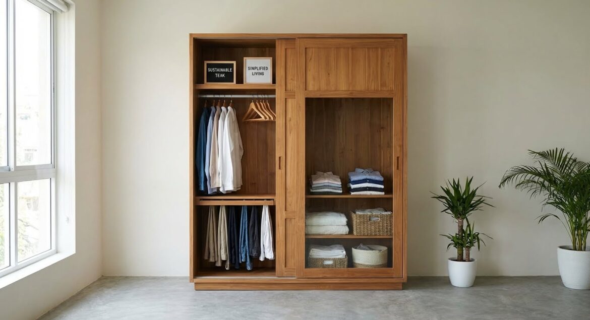 Keunggulan Desain Lemari Pakaian Kayu Jati Minimalis