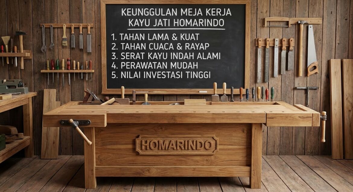 Keunggulan Meja Kerja Kayu Jati