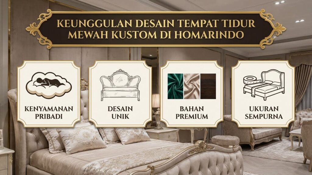 Keunggulan Tempat Tidur Custom Desain Mewah