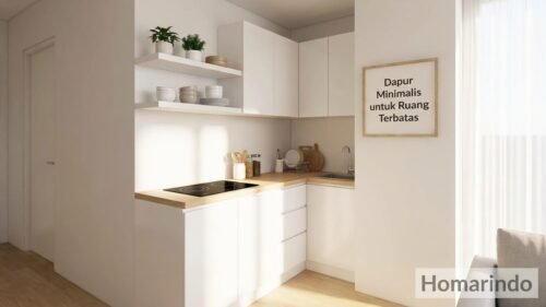 Kitchen Set Minimalis untuk Lahan Terbatas