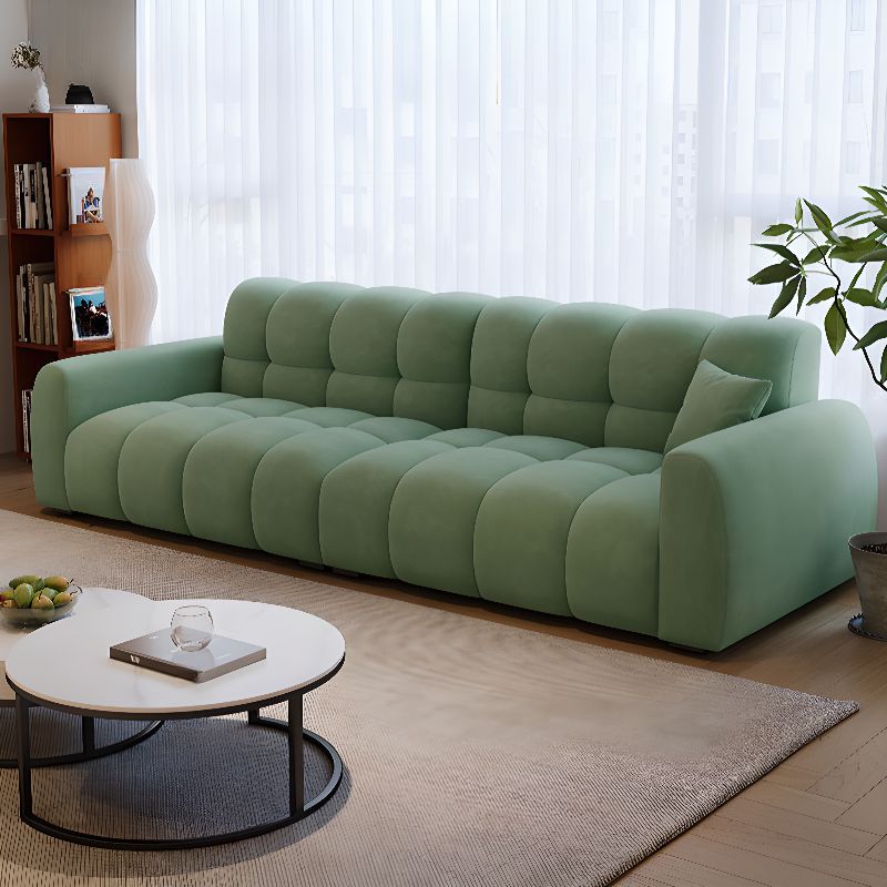 Kursi Sofa Ruang Keluarga Desain Modern Warna Sage