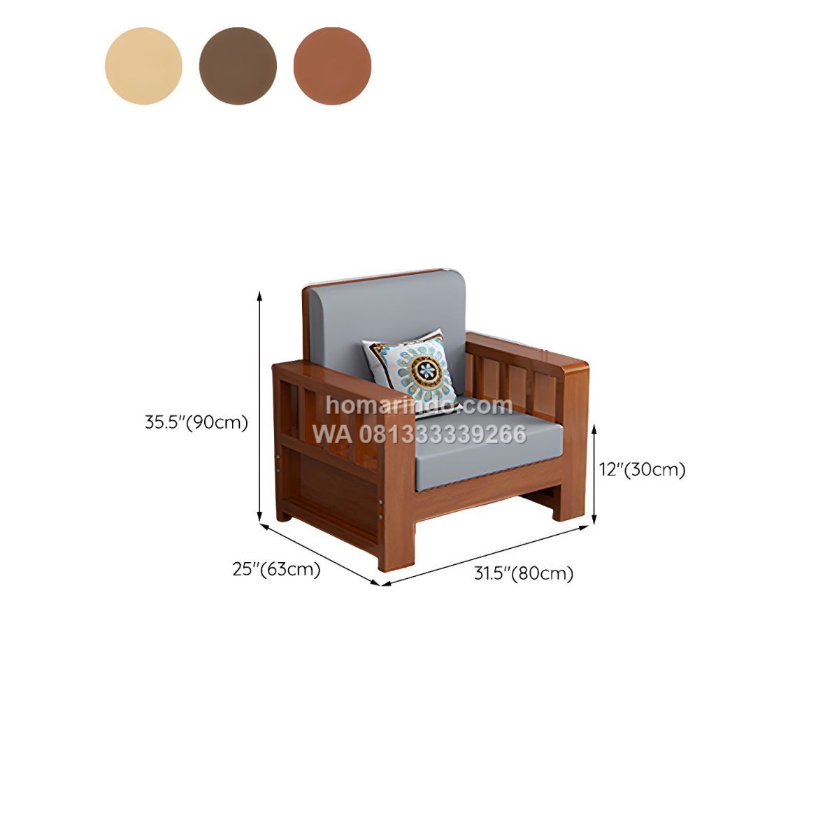 Kursi Tamu Kayu Jati Minimalis Modern Terbaru