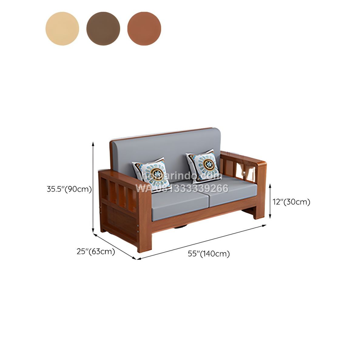 Kursi Tamu Kayu Jati Minimalis Modern Terbaru