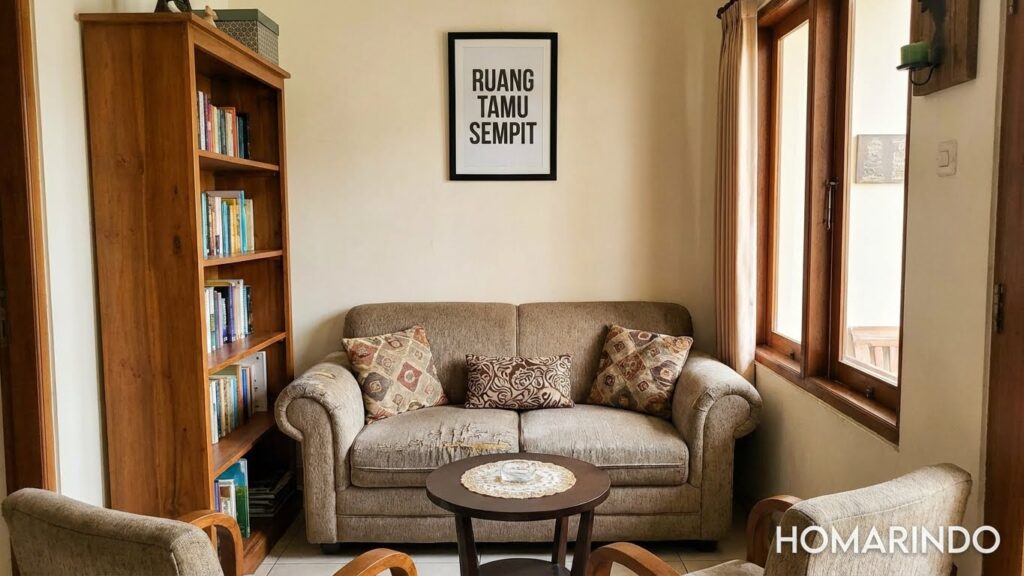 Kursi Tamu Minimalis di Ruang Sempit