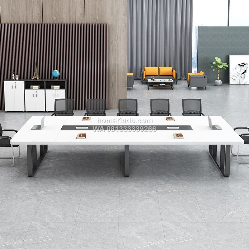 Meja Meeting Minimalis Elegan untuk Ruang Rapat Modern