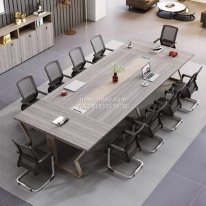 Meja Rapat Kecil Minimalis Modern Untuk 10 Orang