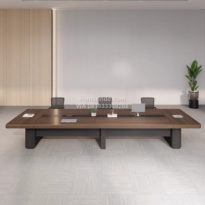 Meja Rapat Minimalis Besar untuk Pertemuan Tim 12 Orang Meja Rapat Minimalis Besar untuk Pertemuan Tim 12 Orang
