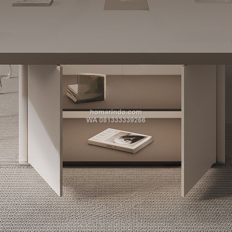 Meja Rapat Minimalis Panjang Kapasitas 12 sampai 14 Orang