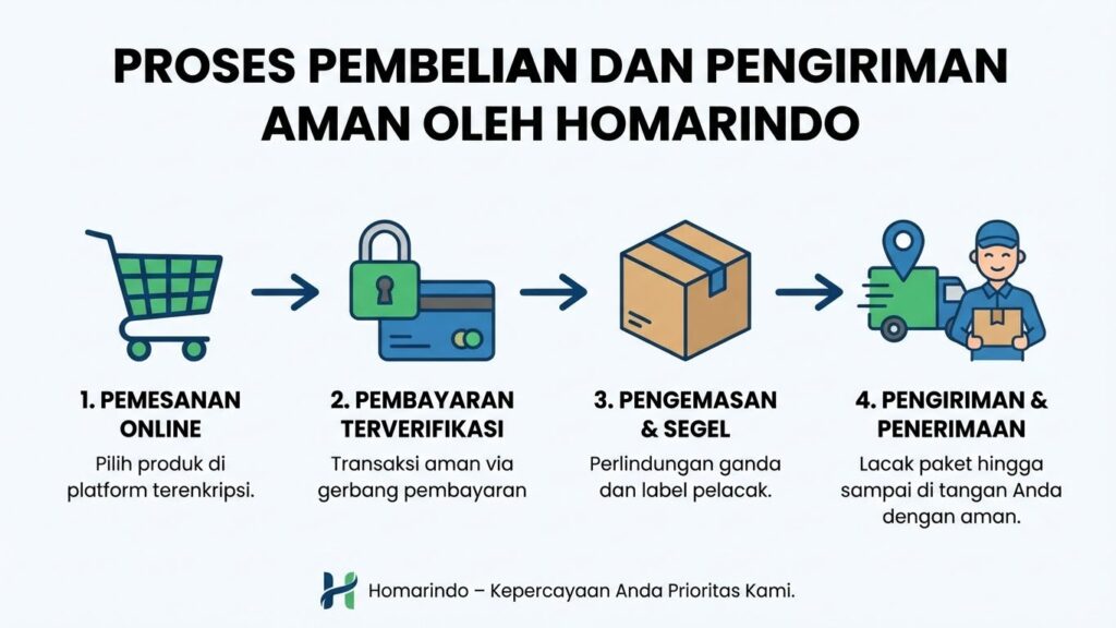 Proses Pembelian dan Pengiriman yang Aman