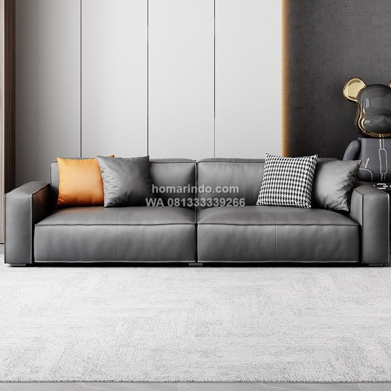 Sofa Kantor Kulit Sintetis Untuk Ruang Tamu