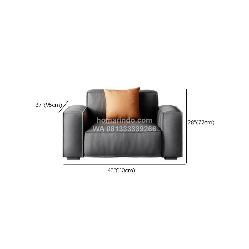 Sofa Kantor Kulit Sintetis Untuk Ruang Tamu