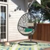 Ayunan Rotan Sintetis Gantung Untuk Teras Outdoor