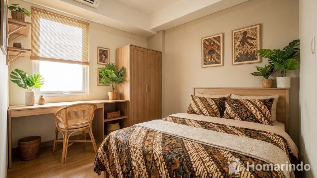 Desain Kamar Tidur Ukuran 3x3 Meter