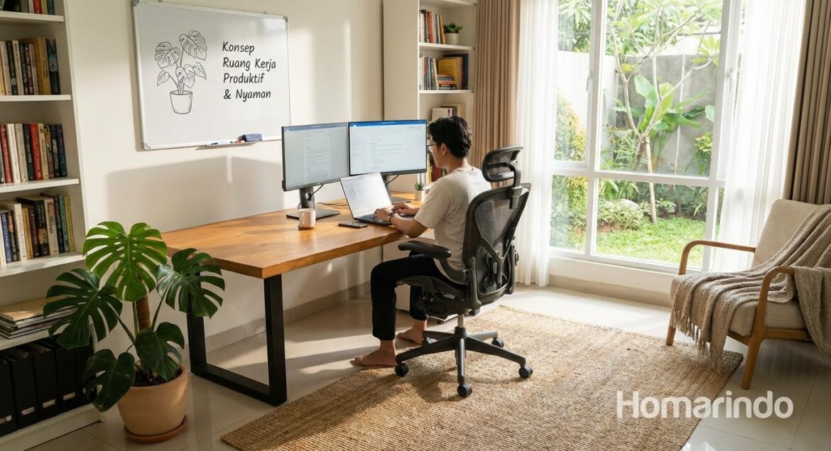 Konsep Home Office yang Produktif dan Nyaman