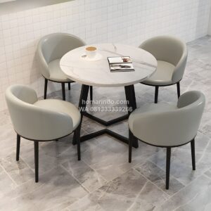 Meja Kursi Cafe Desain Modern 4 Kursi