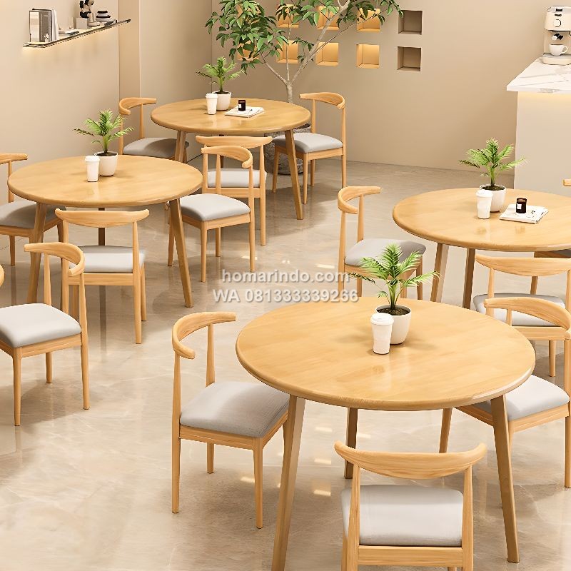 Meja Kursi Makan Cafe Kayu Jati Minimalis Modern Meja Kursi Makan Cafe Kayu Jati Minimalis Modern