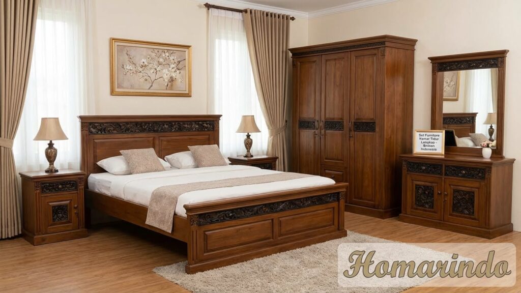 Set Furniture Kamar Tidur Lengkap
