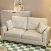 Sofa 2 Seater Minimalis Bahan Kulit Sintetis Berkualitas