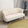 Sofa Kulit Sintetis 2 Seater Desain Modern Berkualitas