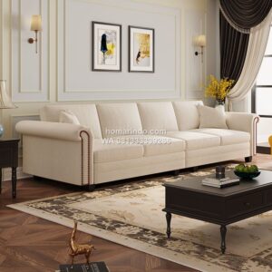 Sofa Minimalis 4 Seater Modern Untuk Ruang Tamu