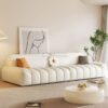 Sofa Minimalis Modern Jok Kain Ruang Keluarga