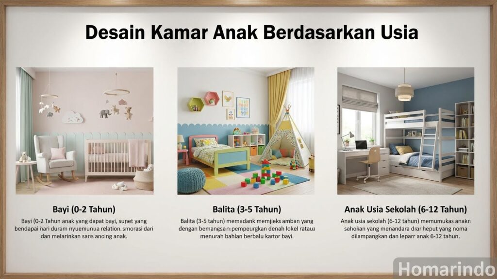 Tema Desain Kamar Tidur Anak Berdasarkan Usia