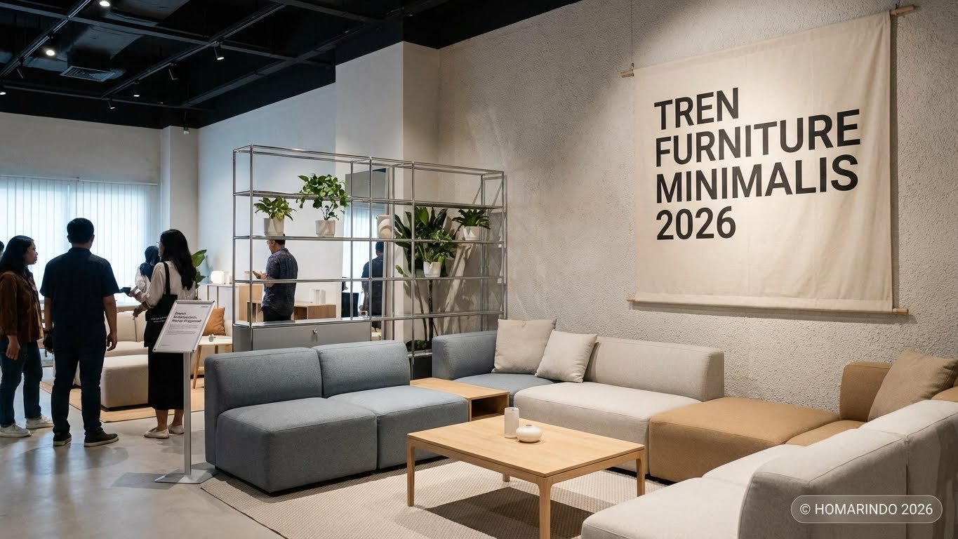Tren Furniture Minimalis 2026: Transformasi Material Dan Desain | Homarindo