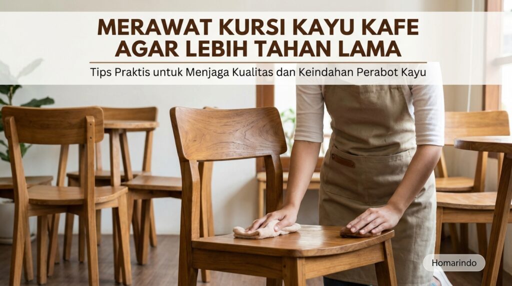 Merawat Kursi Kayu Cafe