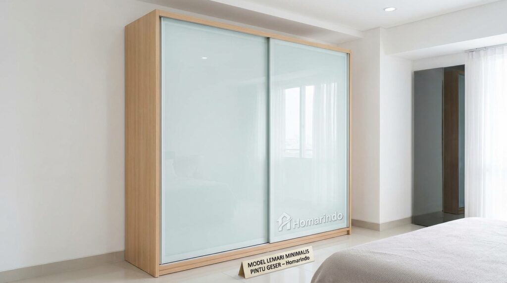 Model Lemari Minimalis dengan Pintu Geser