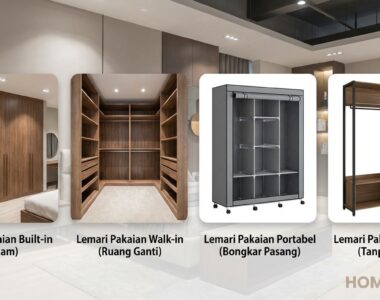 4 Jenis Lemari Pakaian dan Kelebihannya Masing-masing