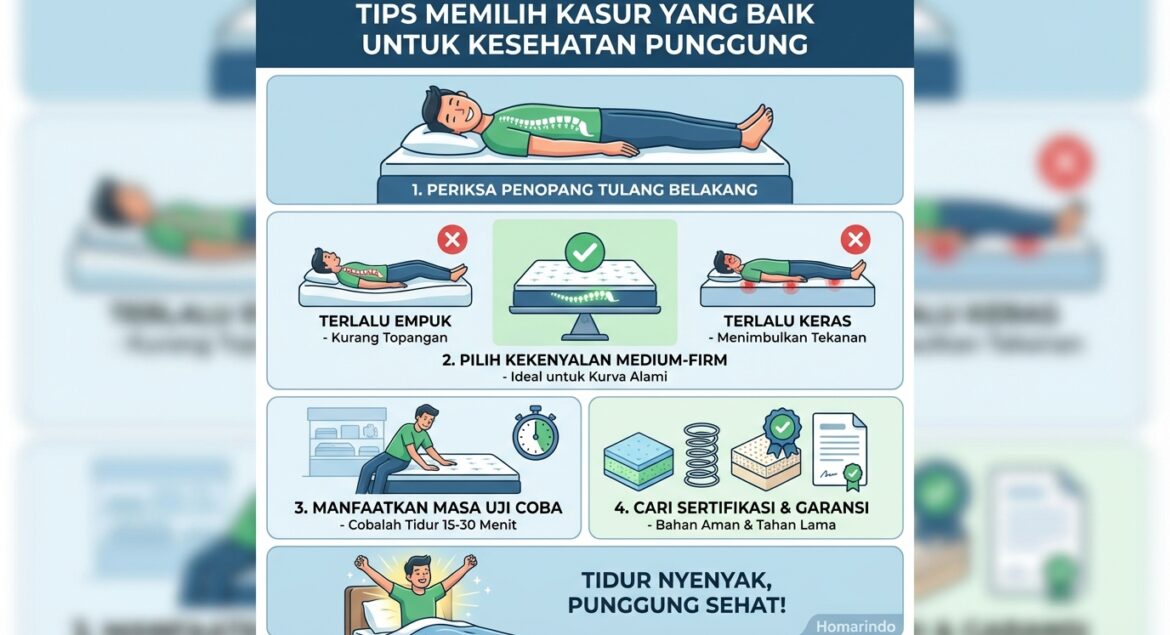 Cara Memilih Kasur yang Baik untuk Punggung Sehat