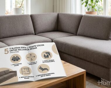 Alasan Sofa L-Shape Cocok untuk Keluarga Besar