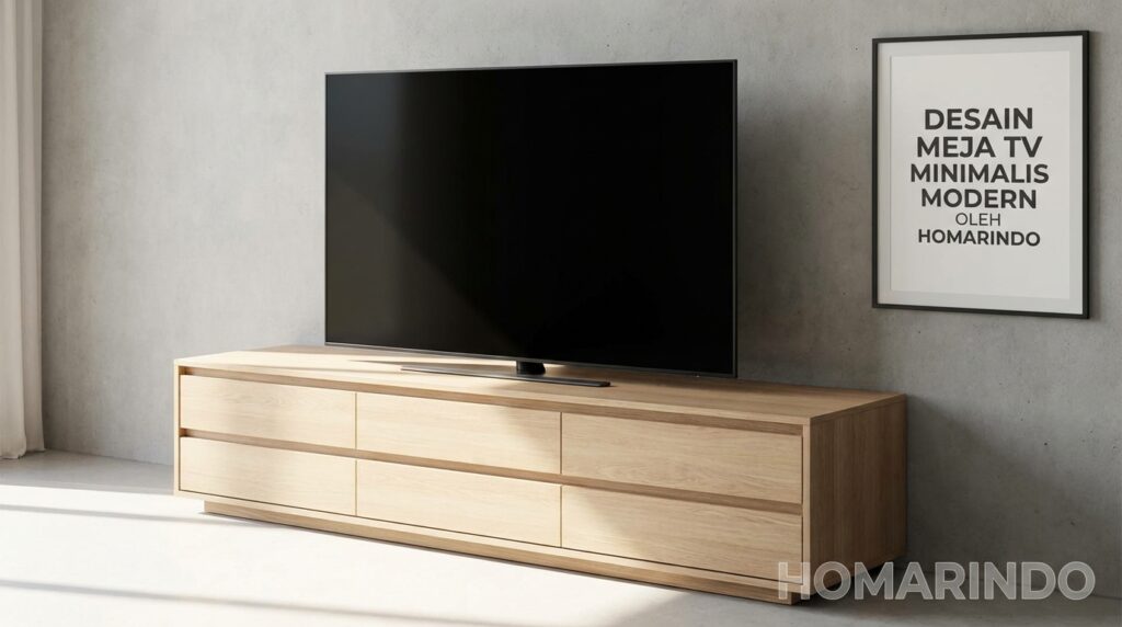 Desain Meja TV Minimalis Modern