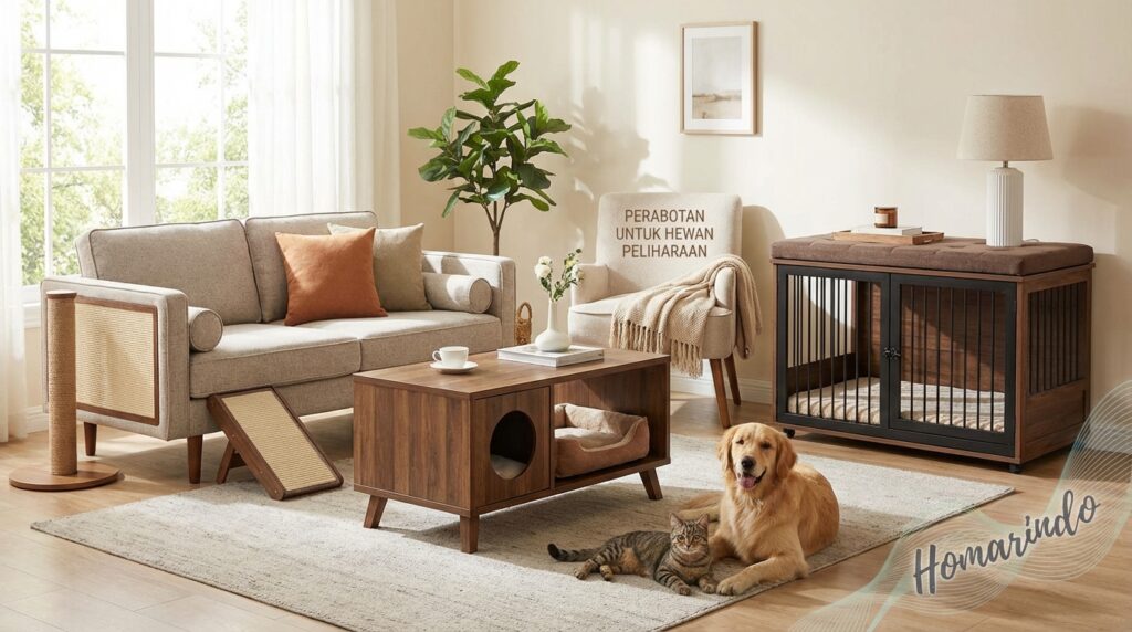 Furniture yang Wajib Dimiliki Jika Anda Memelihara Kucing atau Anjing
