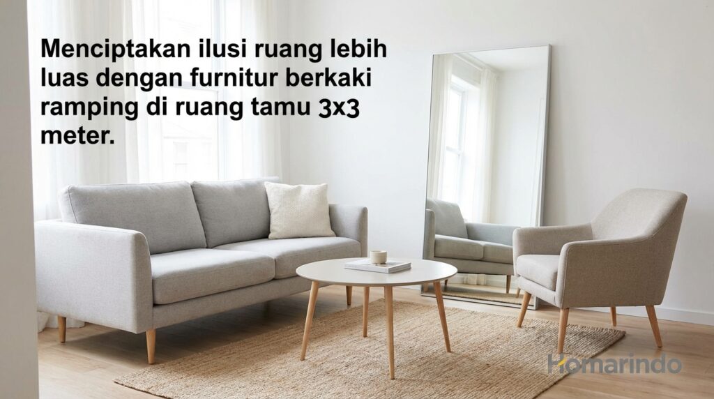 Ide Dan Strategi Penataan Ruang Tamu 3x3 Meter Tanpa Terasa Sesak