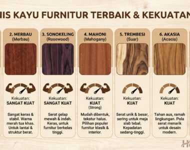 Jenis Kayu Furniture Terbaik
