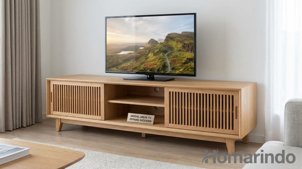 Meja TV Jepang - Modern