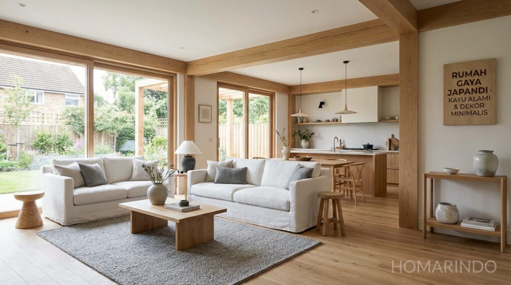 Rumah Gaya Japandi