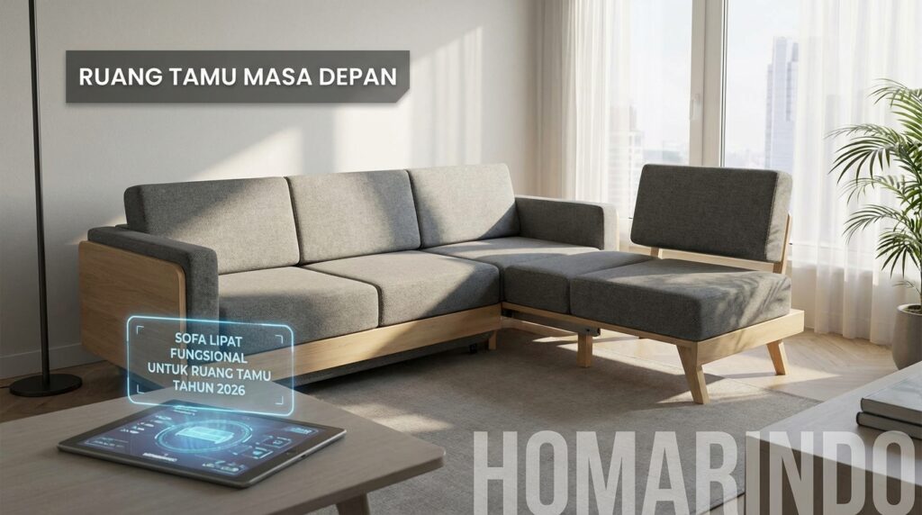Sofa Lipat Fungsional untuk Ruang Tamu Tahun 2026