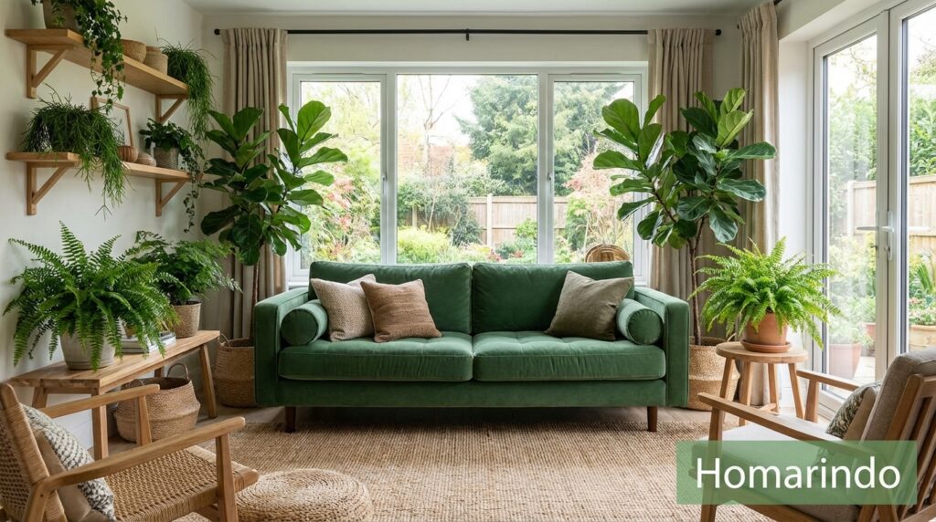 Warna Sofa Hijau Alami