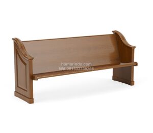 Bangku Gereja Jati Desain Minimalis Terbaru