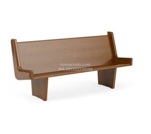 Bangku Gereja Jemaat Modern Kayu Jati